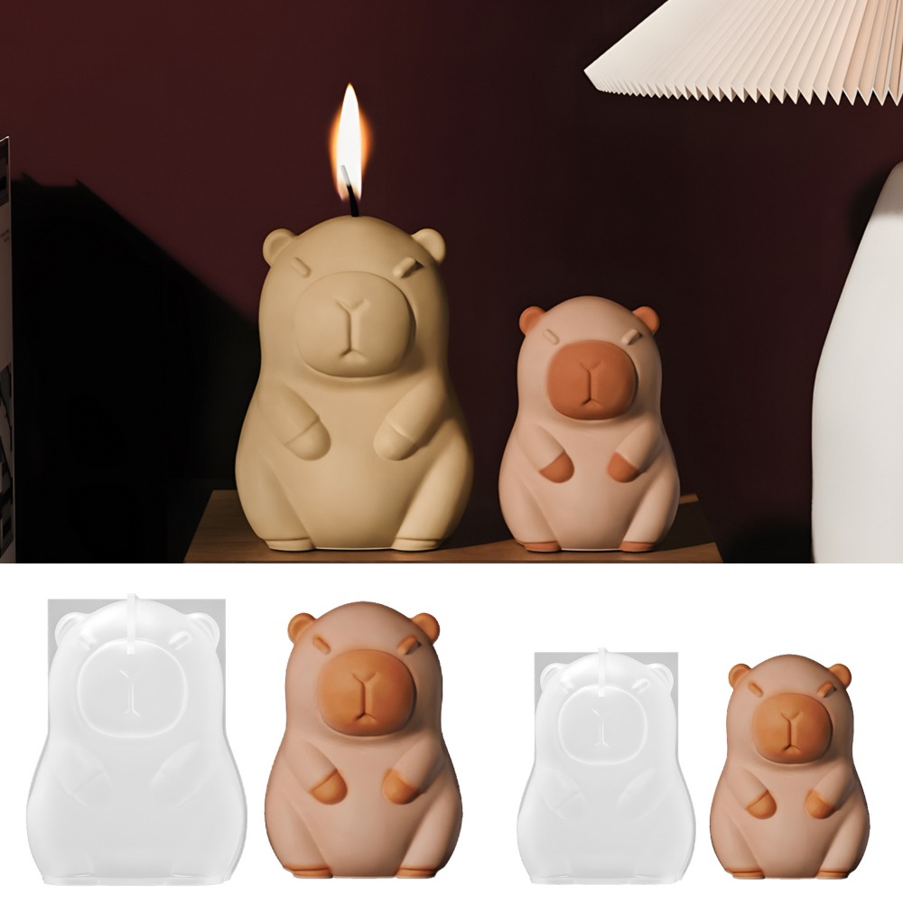 Candle Making Activity - Capibara in piedi candela profumata stampo