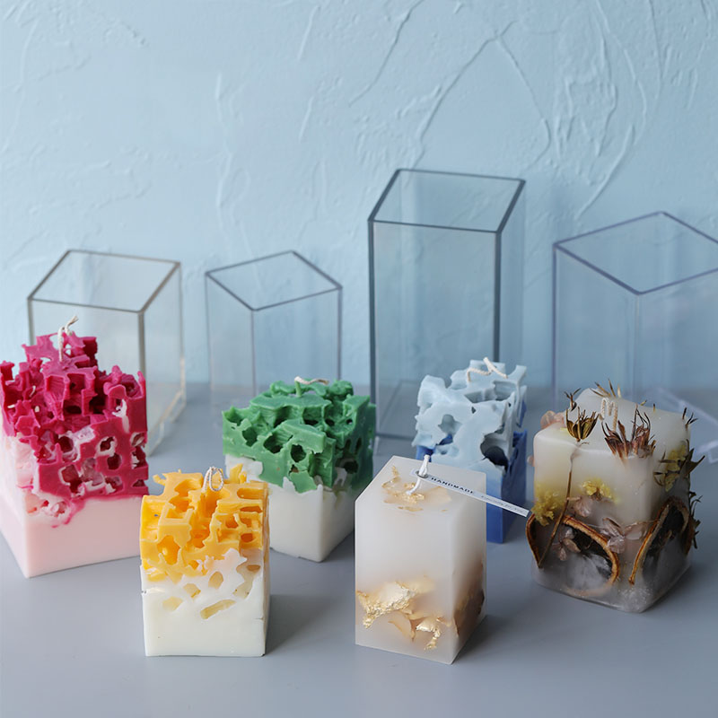 Candle Making Activity - Stampo per candele a colonna rettangolare
