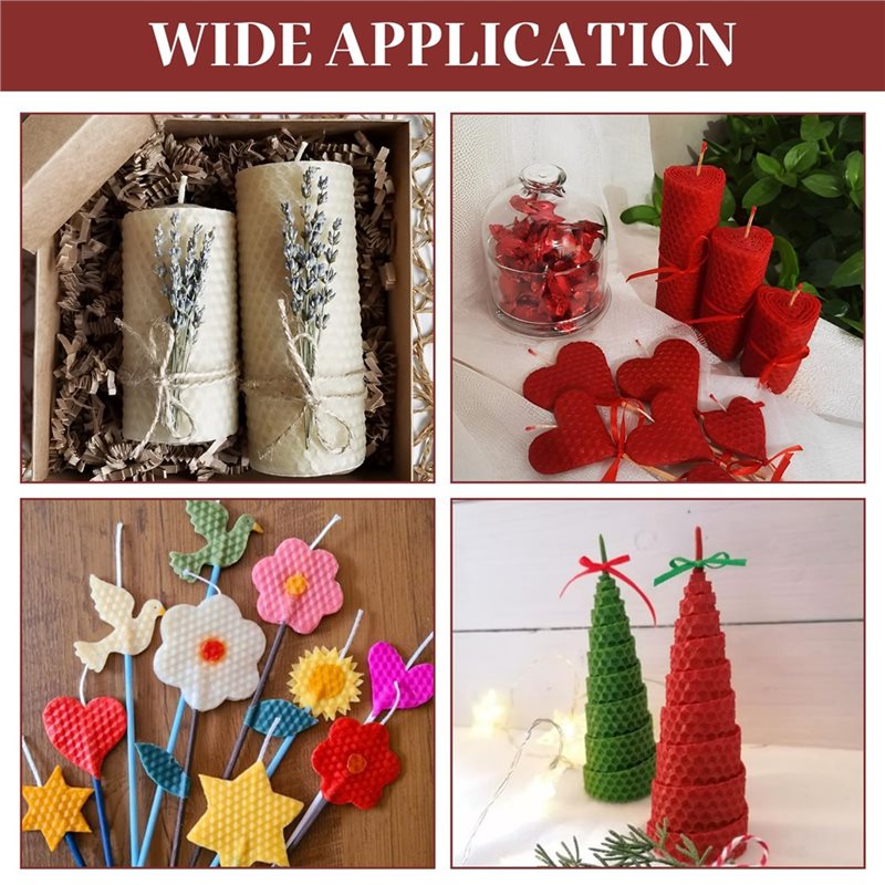 24 fogli di cera d'api da 8 x  - Candle Making Kit Beeswax recensione e prezzo